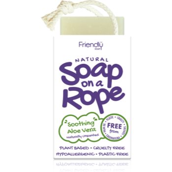 Friendly Soap Soap on a Rope Aloe Vera săpun natural pe șnur - imagine 2